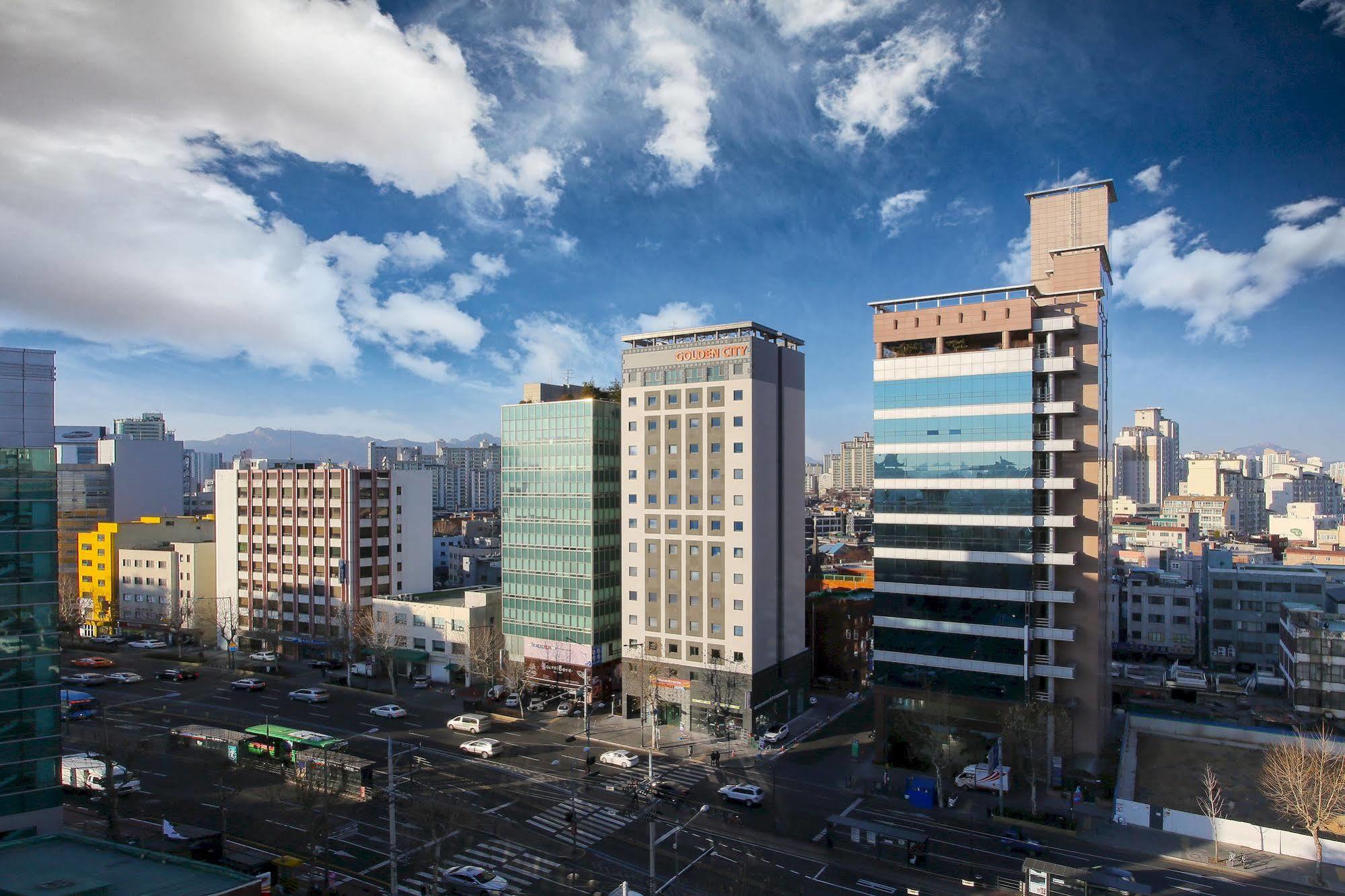 Golden City Hotel Dongdaemun Seoul Exterior foto